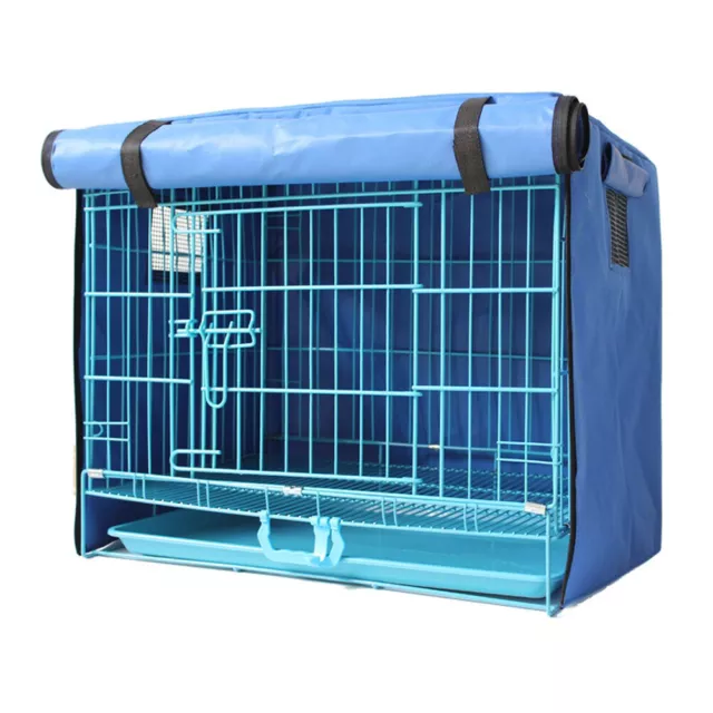 (Azul) LJCM Caja Cubierta Jaula para Mascotas Cubierta A Prueba de Viento Multifuncional
