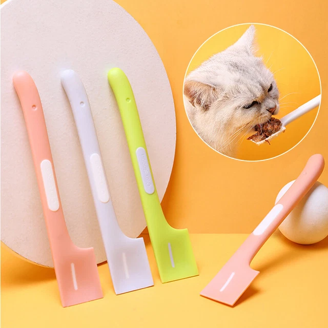 Vajilla para mascotas cuchara lata perro gato alimentación para mascotas cuchara agitadora con ∑