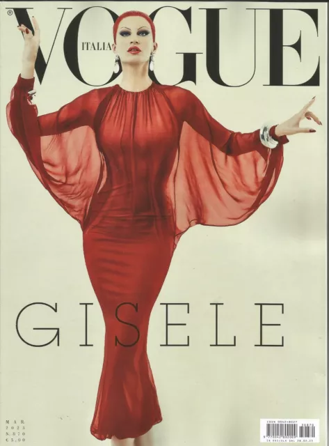 VOGUE  ITALIA,  Nr. 870, 3/ Marzo 2023. GISELE