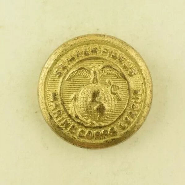 C.1900-20 Marine Corps League Uniform Button Original B17