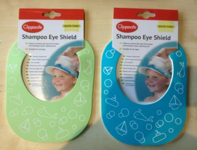 Clippasafe Shampoo Eye Shield, Baby Child Hair Wash Protect Little Eyes.