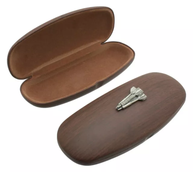 Darts Glasses Case Wood Effect Hard Case Free Engraving Gift 99