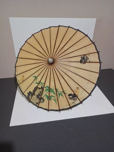 Japanese Asian Umbrella Parasol Geisha Bamboo