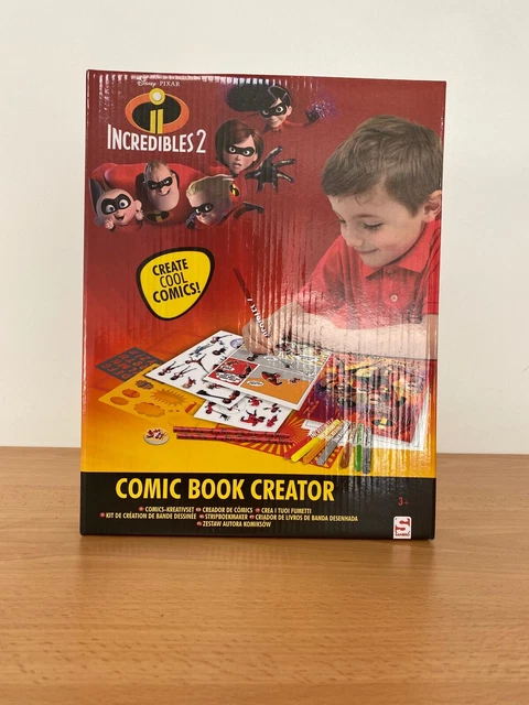 DISNEY PIXAR INCREDIBLES 2 Comic Book Creator Make Your Own Comic Book ...