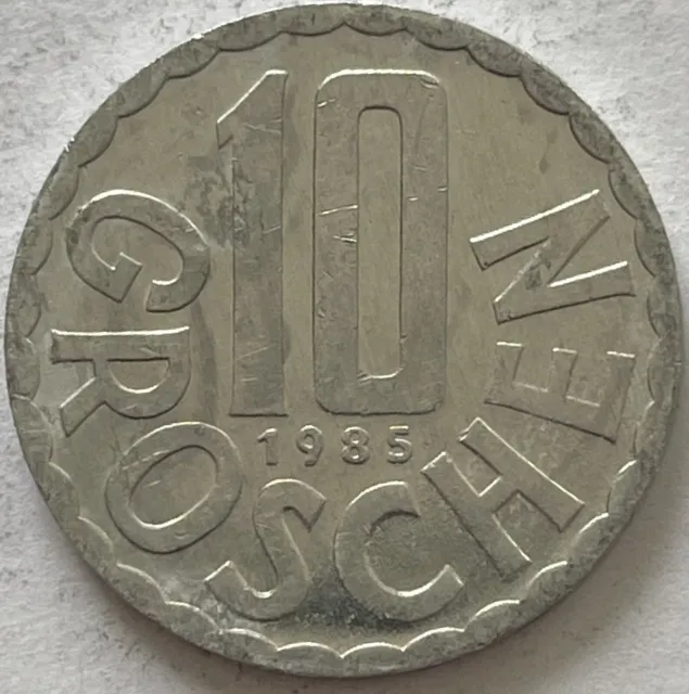 1985 Austria 🇦🇹 10 Groschen Coin