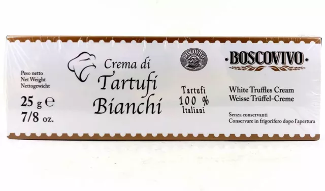 Crema di Tartufo Bianco- Boscovivo- Tartufo 100% Italiano-