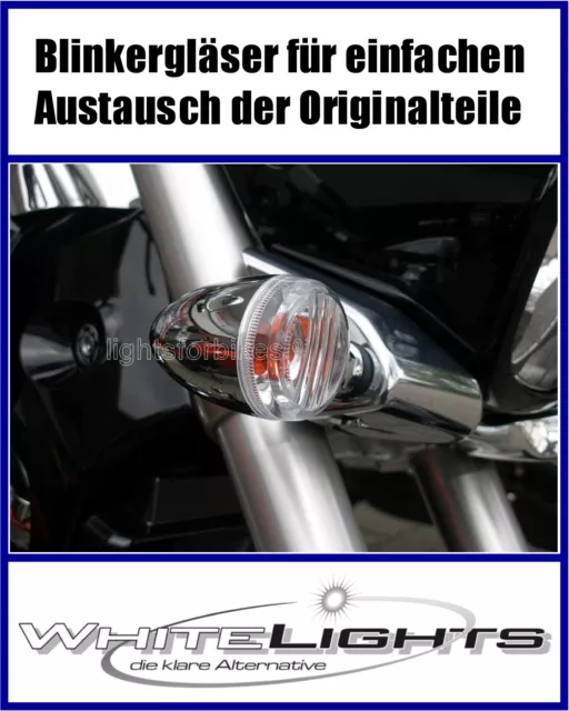 Clignotant Blanc Verres Suzuki M 1800 Vlr Vzr Ab 2004 Transparent de Signal