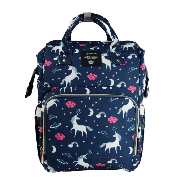 LEQUEEN Unicorn Mummy Baby Diaper Bag Maternity Nappy Backpack Travel Backpack