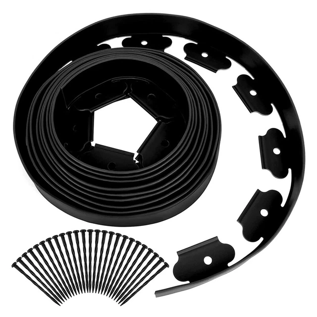 50 Stück Landschafts-Heringe Aus Kunststoff – 25,4 Cm, Schwarz, Für Gartenvlies, Zelte & Dekoration