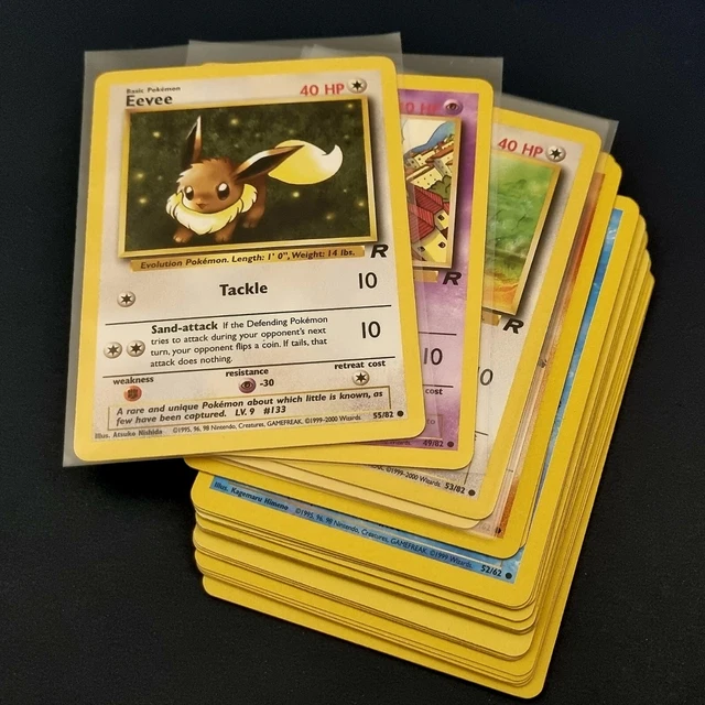 Pokémon Cards - TEAM ROCKET BASE SET - Bundle Job Lot - WOTC (1999)