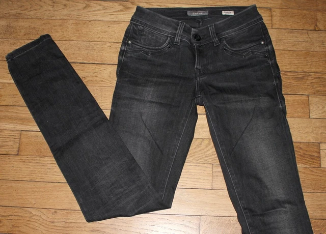 Jean Salsa Femme Taille 39 Push In Secret - Coupe Slim, Longueur 83 Cm, Très Bon état Occasion