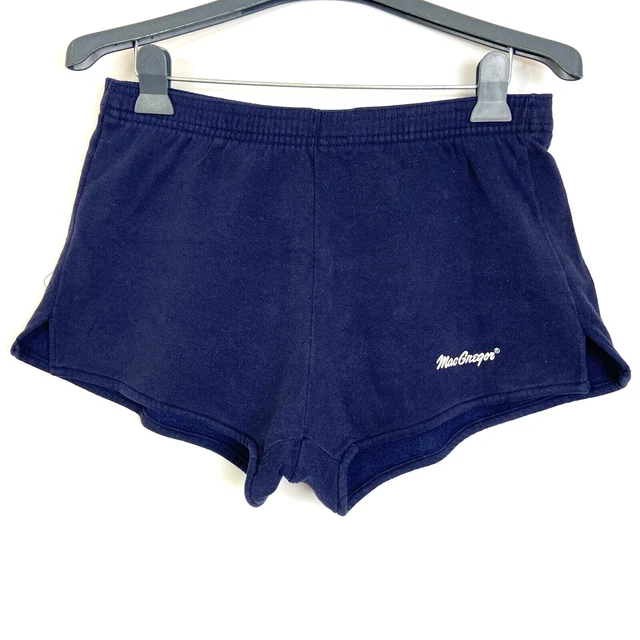VTG Macgreggor Men's Blue 70s 80s Sweatpant Shorts Sz 30x2