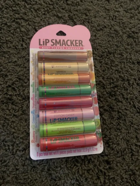 Paquete de fiesta de bálsamo labial original y mejor navideño Lip Smacker 8 unidades