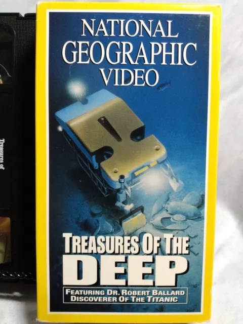 NATIONAL GEOGRAPHIC VIDEO Treasures Of The Deep Vhs-Rare Vintage $22.09 ...