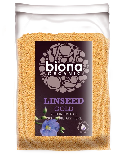 Semi di lino biologici oro - 500 g - confezione da 3