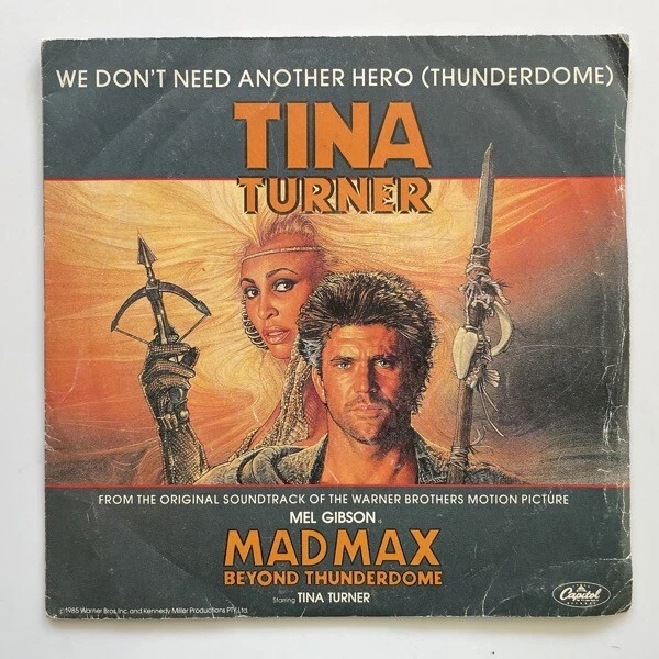 TINA TURNER MAD Max BO OST Super 45trs 17 cm Capitol 2007137 EUR 8,90