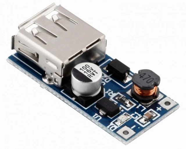 Modulo alimentatore USB 5V DC Boost Step up DC-DC 0,9V-5V E50P
