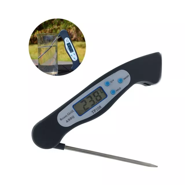 Thermomètre numérique rétroéclairé avancé à DEL pour viande fiable et fac