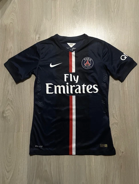Maillot PSG 2013-2014 Kenza Dali, Domicile, Taille M, Porté, Bleu, Nike