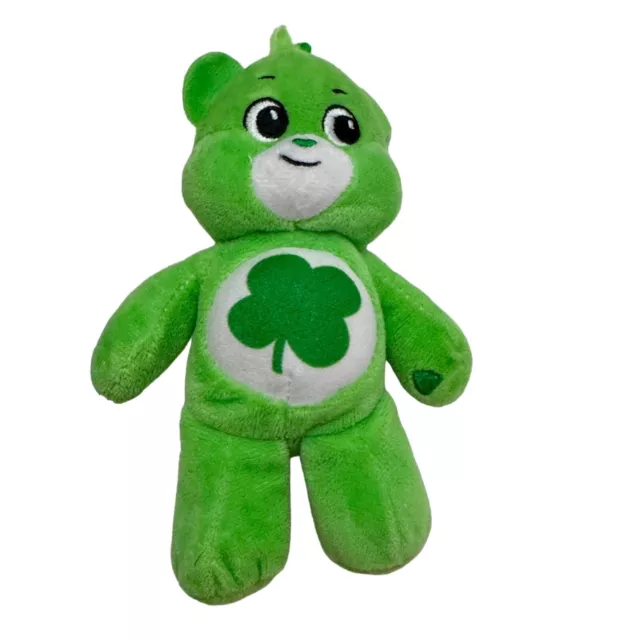 Care Bears Good Luck BEAR 10" Plush Teddy Stuffed Animal Toy Green Shamrock