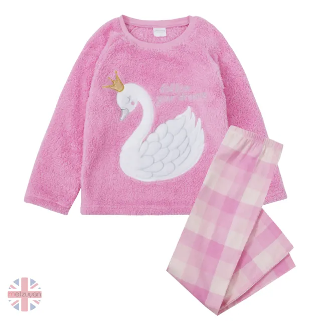 Set pigiama bambino set regalo invernale coccole manica lunga top e fondo tessuto