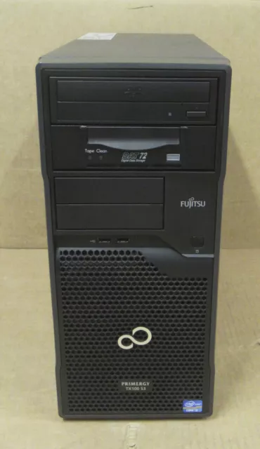 Fujitsu Primergy TX100 S3p Tower Server i3-3220 3,3 GHz 8 GB RAM 500 GB HDD DAT72