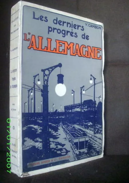 DERNIERS PROGRES DE L’ALLEMAGNE Germany Deutschland Economie 1914