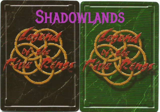 Commons SL Shadowlands L5R CCG Legend of the Five Rings Clan Wars