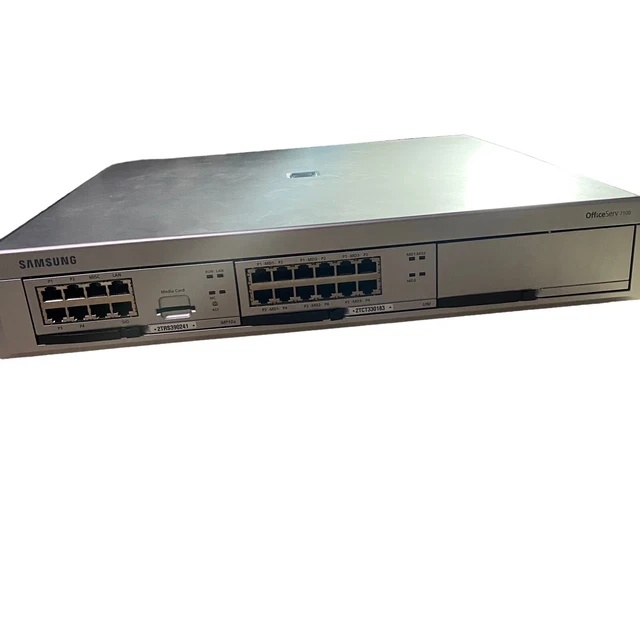 Samsung OfficeServ 7100 Phone System Cabinet with MP10a and UNI Modules - Tested