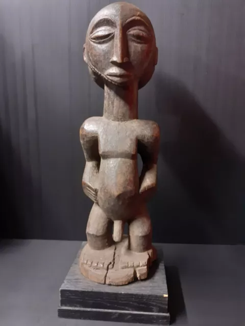 STATUE HEMBA 50 Cm   CONGO RDC ART TRIBAL AFRICAIN ANCIEN STATUETTE AFRICAINE