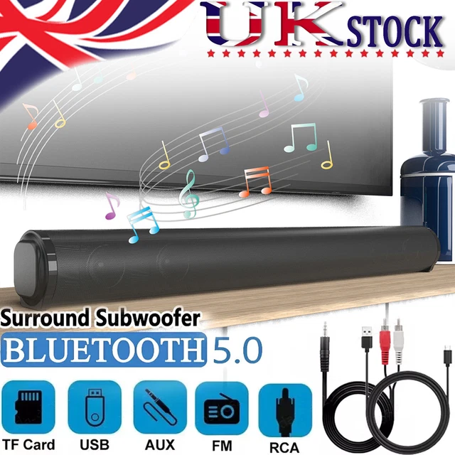 TV SURROUND SOUND Bar Wireless Speaker System 2.0Channel Subwoofer Home