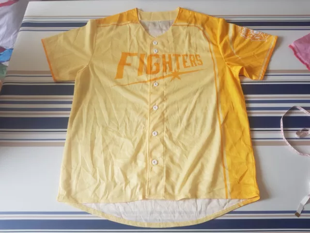 Maillot FEMME de baseball japonais officiel des HOKKAIDO NIPPON HAM FIGHTERS