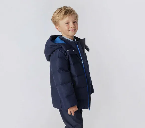 Jacadi Baby Boy Coat. Navy/Blue. Size 18 Months. NWT. $239 Down Fill