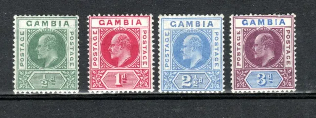 Gambie 1904-06 Valeurs To 3D Mlh / MH