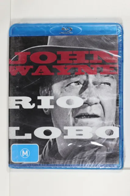 Rio Lobo (John Wayne) Blu-ray - New Sealed - Sent Tracking (D905)