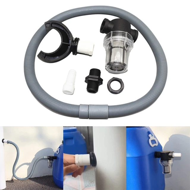 Recuperateur D Eau De Pluie Pour Conduits Circulaire Avec Tuyau Flexible Ensemble De Collecteur Eau De Pluie Raccord Pvc Recuperateur Deau Pour Descente De Gouttiere Kit B 110mm 81219939