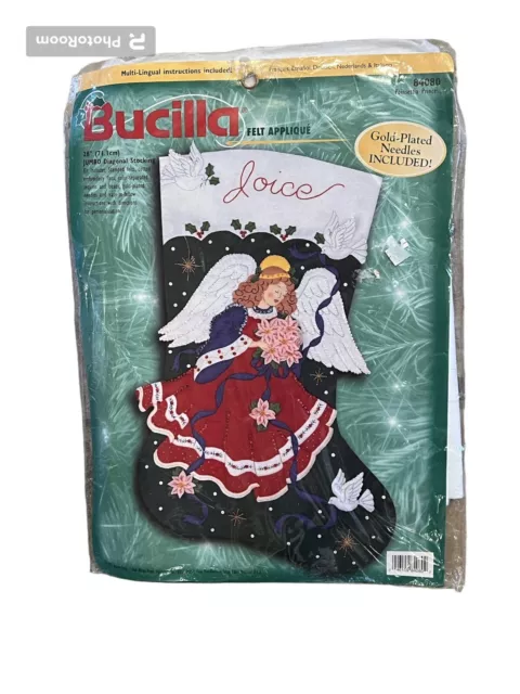 Bucilla 18-inch Christmas Stocking Felt Applique Kit 86105 Coolin It