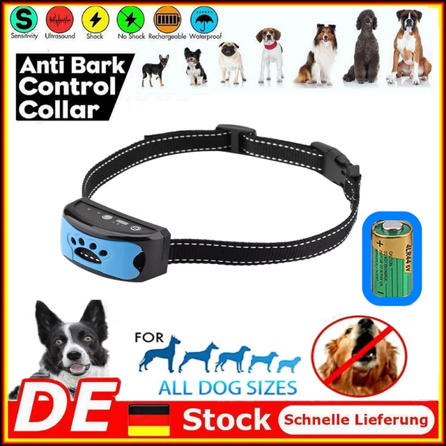 3 EN 1 collar anticampana para perro collar educativo entrenador de perros sonido y vibración DE