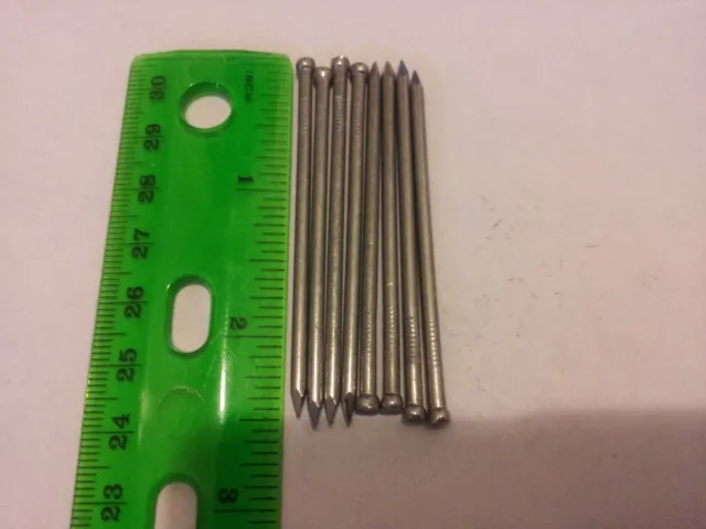 2.5 Finish inch Nails 8 qty 2 1/2 in hardware paneling nail 8D Bright