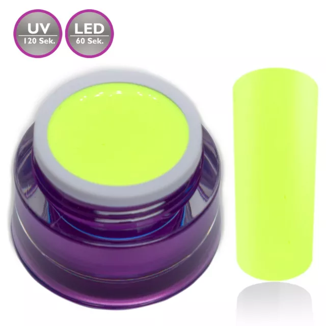 5ml Farbgel Led Uv Gel Candy Pop Limone Gelb Neon Colorgel Nagelgel