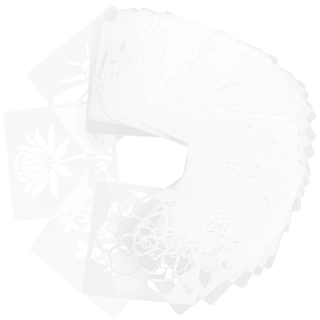 12 Pochoirs De Noël Réutilisables – 13x13 Cm – Modèles Sapin, Bonhomme De Neige, Etc. – Pour Peinture Et DIY - 10