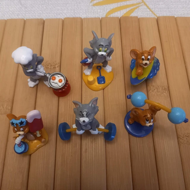 Figurines Tom Et Jerry Démontables - Lot De 2 Au Choix - Warner Bros, Kinder - Collection Vintage