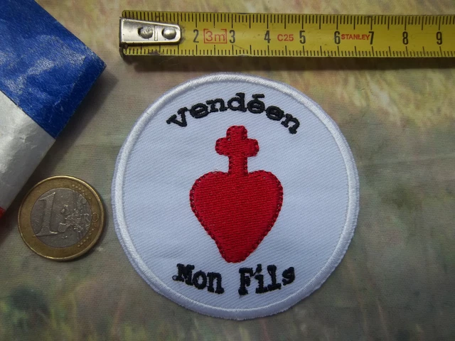 Blason Vendéen, coeur Vendéen, pierre reconstituée artisanale