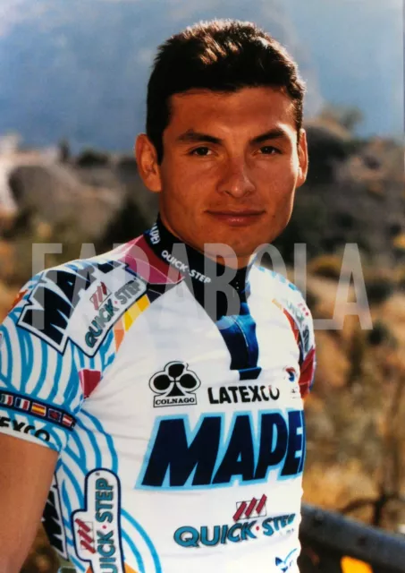 Photo de presse vintage Cyclisme,Fred Rodriguez, 1999, tirage 25 X 18 CM
