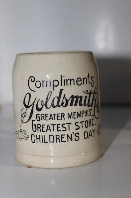 Vintage mug from Goldsmith's Memphis Greatest Store
