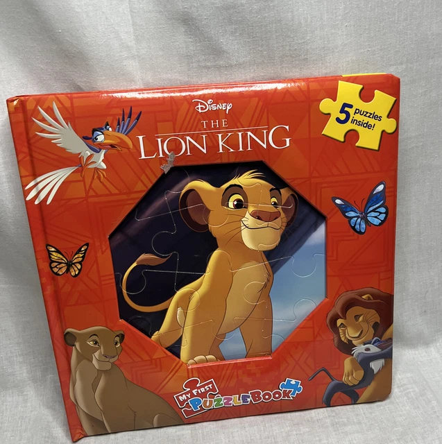 DISNEY LION KING My First Puzzle Book 5 Puzzles Phidal Publishing Inc