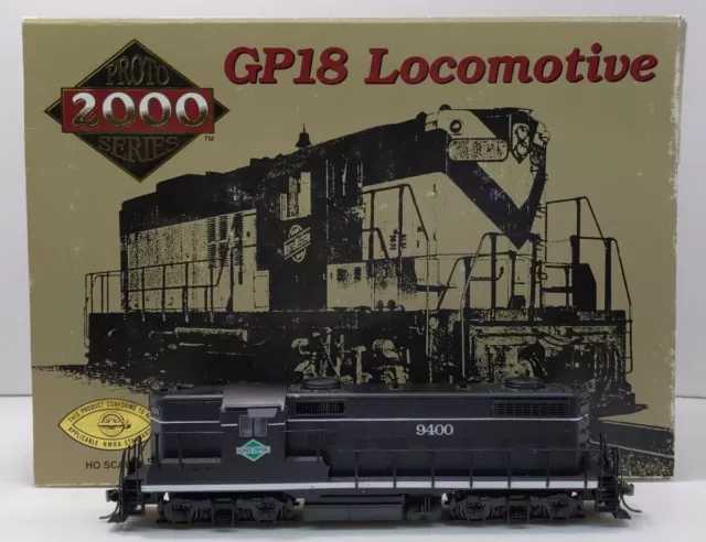 Proto 2000 8844 HO Illinois Central GP18 Diesel Locomotive #9400 -DC/DCC EX/Box