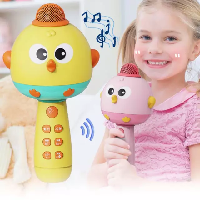 GeschenPark Cadeau Fille 4-12 Ans, Microphone Karaoké Bluetooth Micro  Enfant Jou