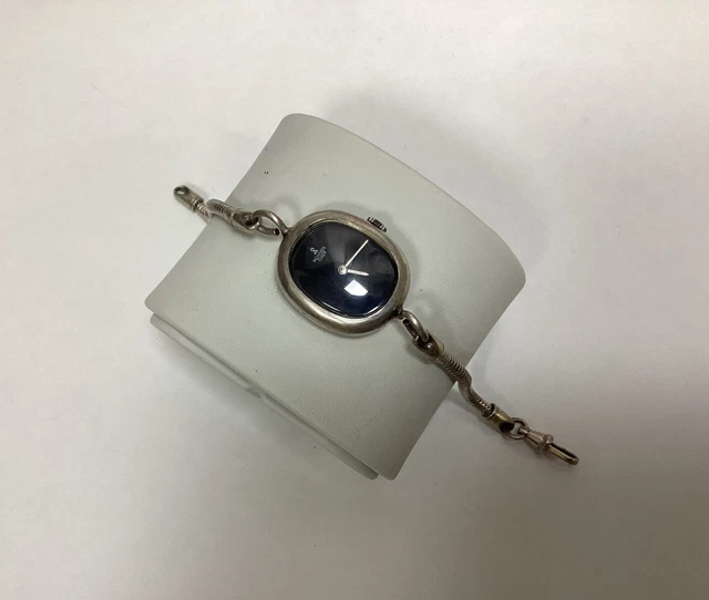 Montre Bracelet Vintage RICHARDS ZEGER En Argent Massif - Pièce Unique Rétro - Fermoir Fonctionnel - Occasion Bon état