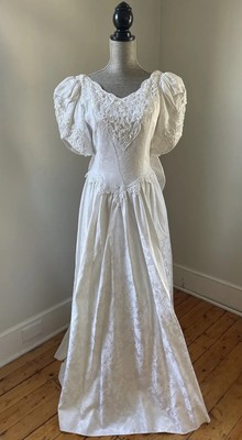 Vintage Jessica Mcclintock Weddding Dress 7/8 Small